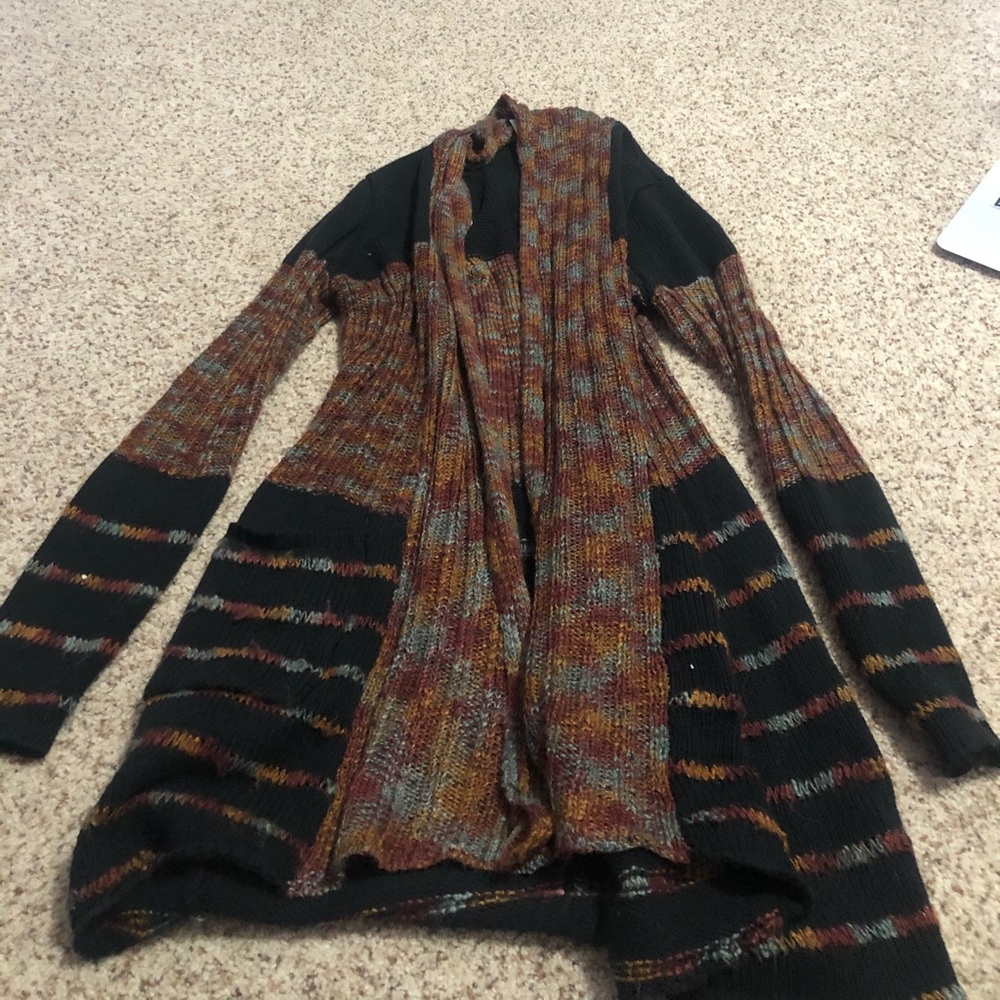 RVCA Black/Colorful Cardigan
